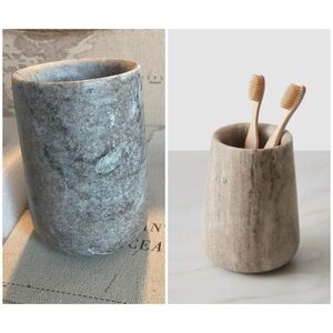 🆕NIB The Citizenry RIYA Marble Toothbrush Holder (open box/flaw)